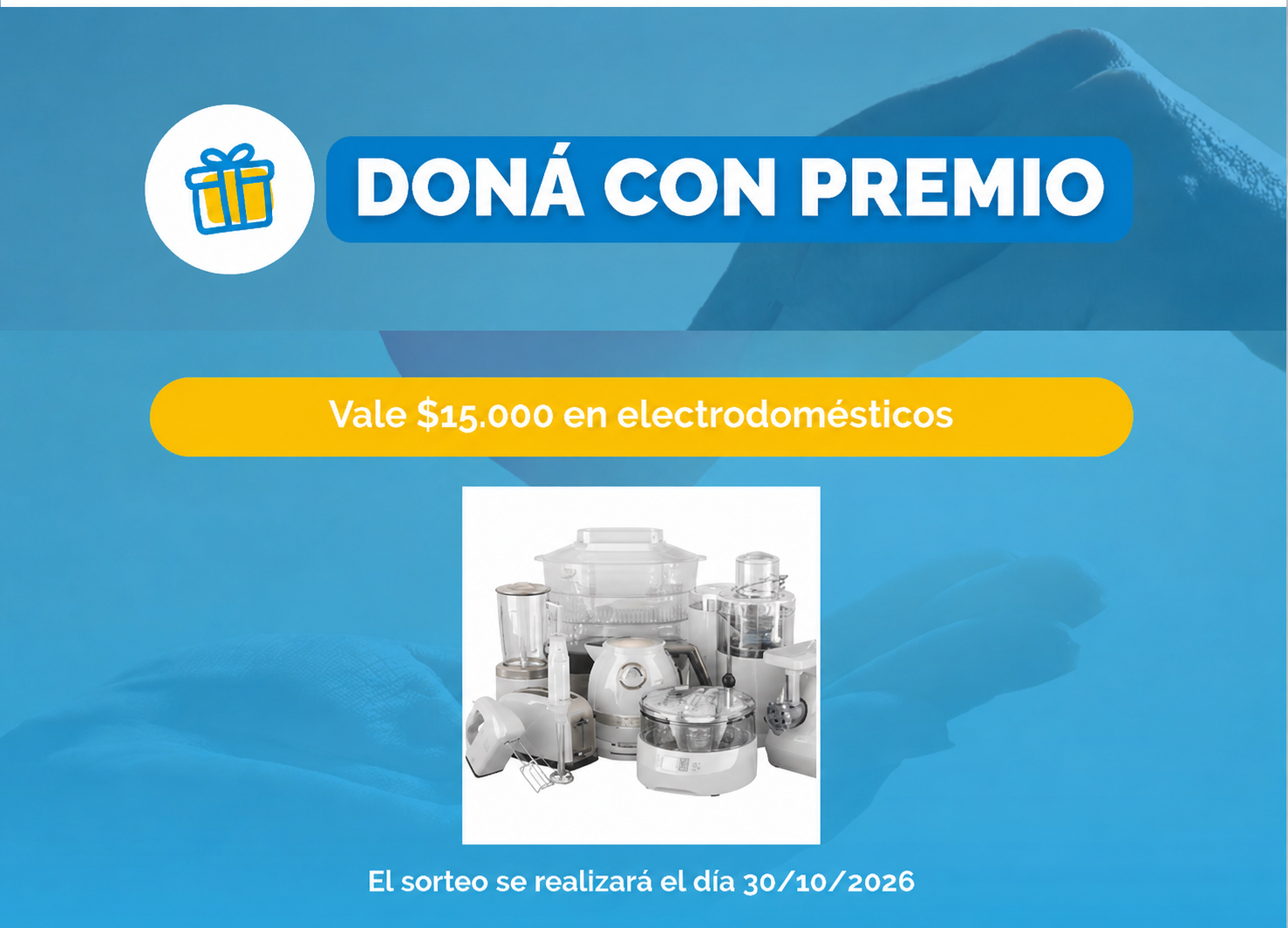 Foto principal del post (Tu donación puede convertirse en un nuevo comienzo: conocé cómo funciona el sorteo de Doná Fácil)