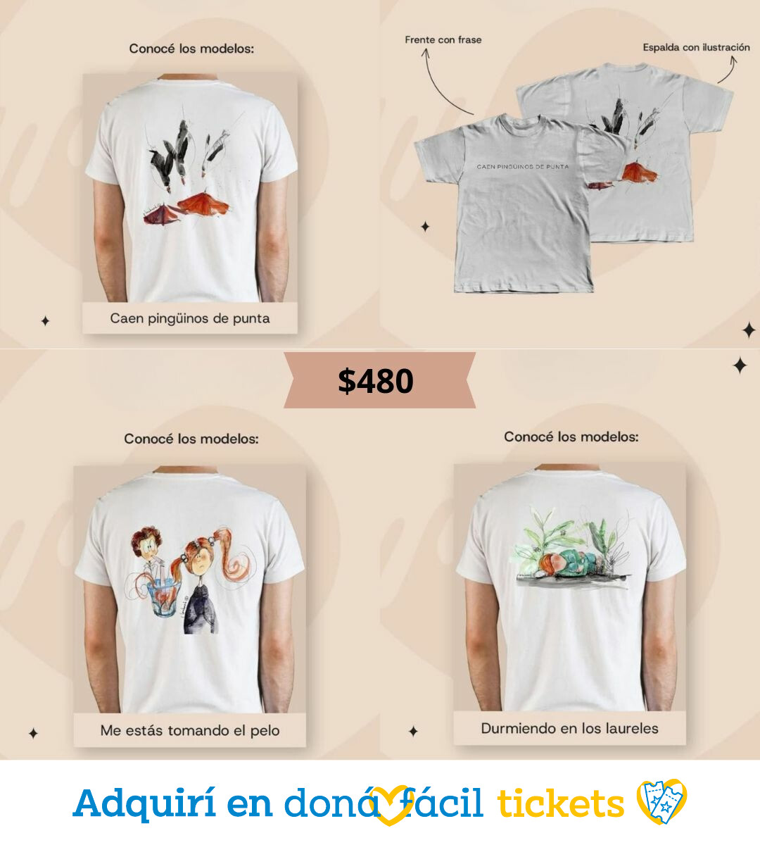 Remeras Trompo Azul – Varios diseños